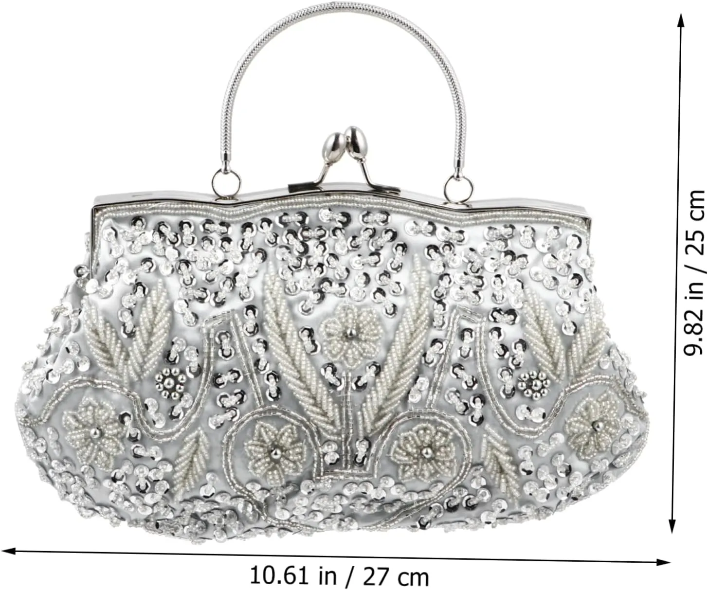 1pc Dinner Bag Prom Women Purse Ladies Shoulder Bags Ladies Bags Bride Tote Bag Floral Purses for Women