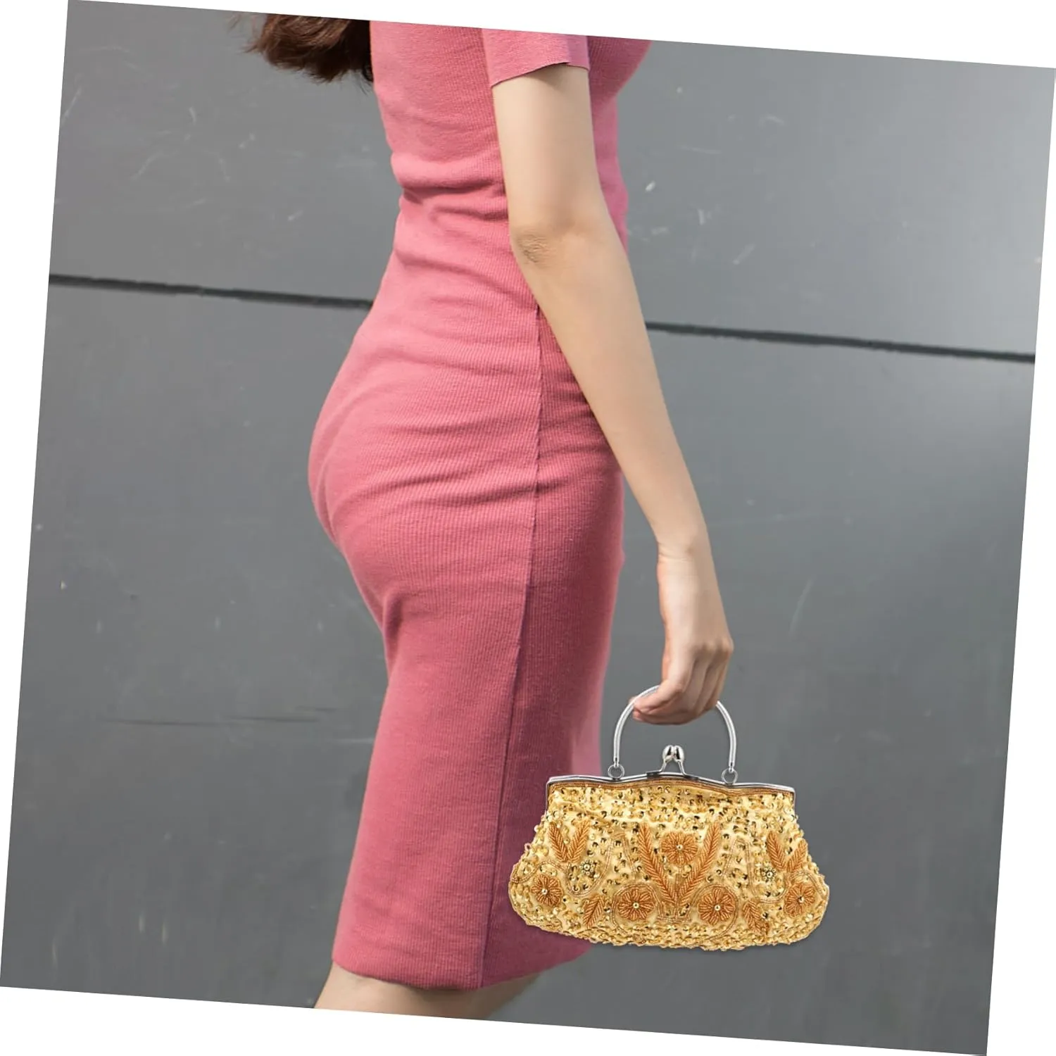 1pc Dinner Bag Prom Women Purse Ladies Shoulder Bags Ladies Bags Bride Tote Bag Floral Purses for Women