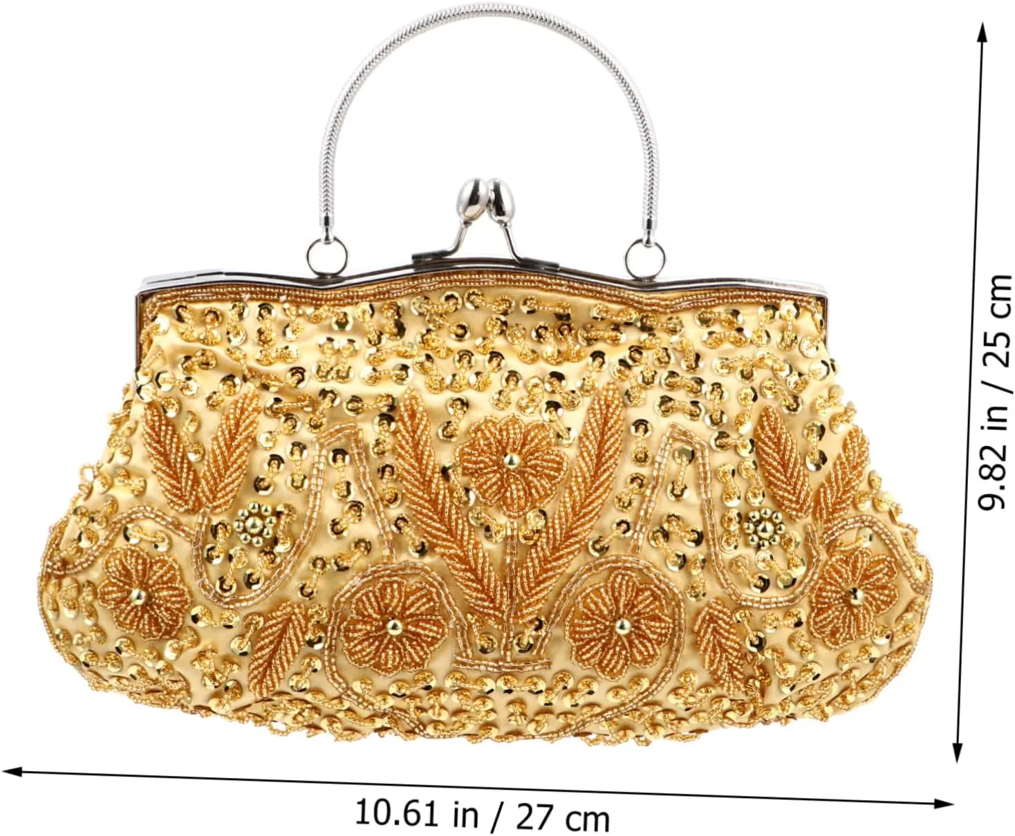 1pc Dinner Bag Prom Women Purse Ladies Shoulder Bags Ladies Bags Bride Tote Bag Floral Purses for Women
