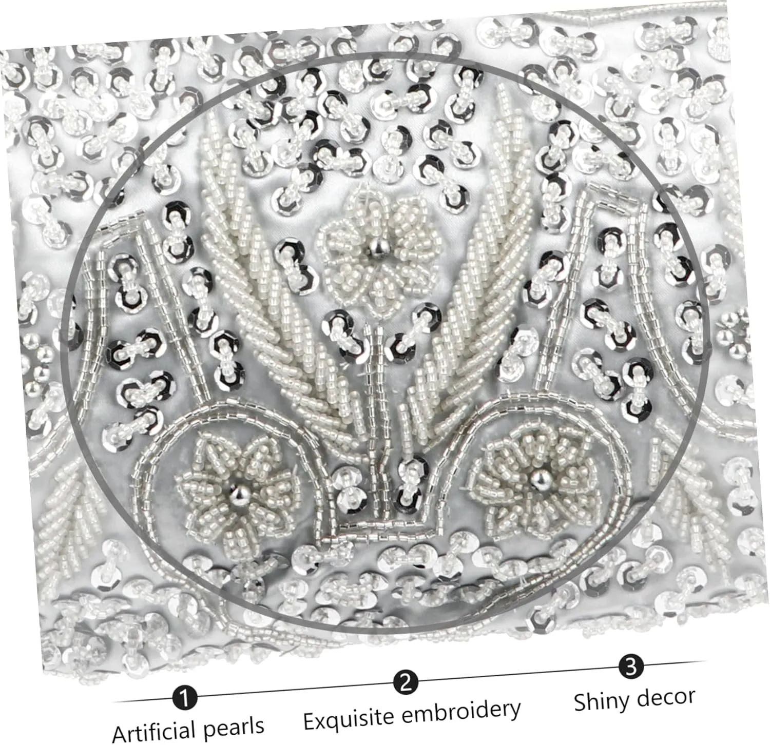 1pc Dinner Bag Prom Women Purse Ladies Shoulder Bags Ladies Bags Bride Tote Bag Floral Purses for Women