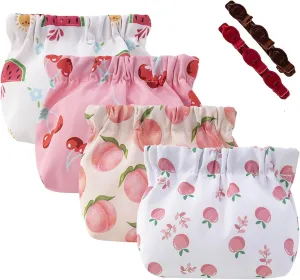 4Pack Treadcrck Portable Mini Storage Bag, Portable Mini Storage Bag for Purse, Mini Portable Storage Bags, No Zipper Self-Closing Mini Makeup Bag Organizer (4pcs D)
