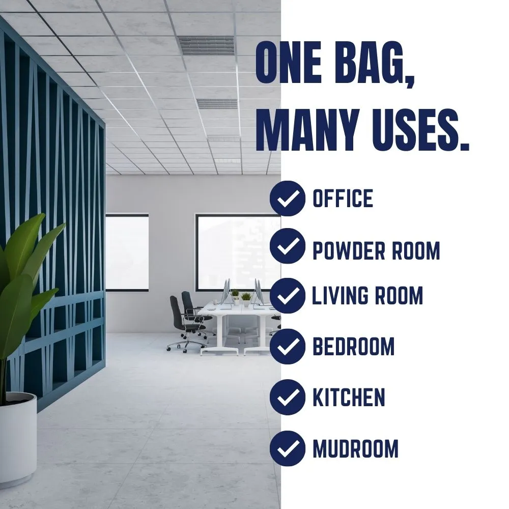 5 Gallon Drawstring Bags - 0.9 Mil - 100/Case