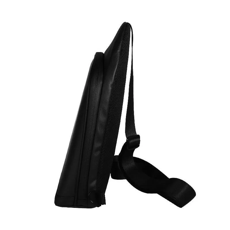 7 Outdoor Led Crossbody Bag With Usb & Bluetooth Black