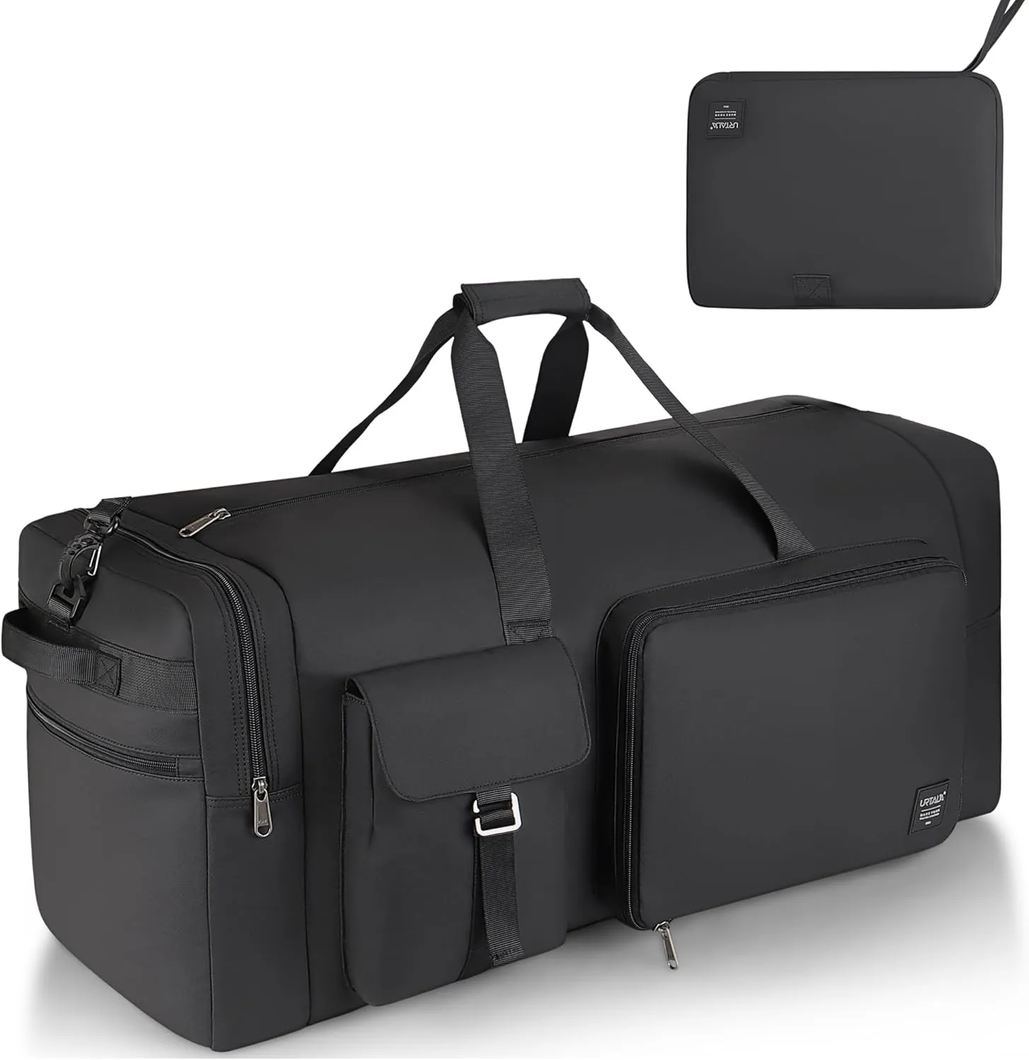 80L Large Duffle Bag for Travel, Urtala 26 Travel Duffle Bag for Men and Women, Foldable Traveling Duffel Bags with Shoes Compartment, Waterproof and Tear Resistant