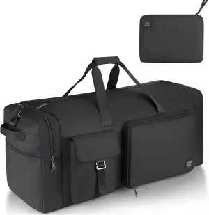 80L Large Duffle Bag for Travel, Urtala 26 Travel Duffle Bag for Men and Women, Foldable Traveling Duffel Bags with Shoes Compartment, Waterproof and Tear Resistant