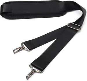 Adjustable Padded Laptop Shoulder Strap, Soft with Metal Swivel Hooks
