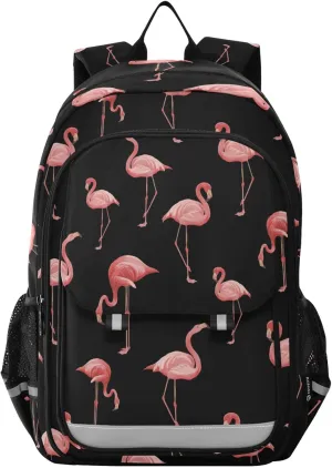ALAZA Modern Flamingo Backpack Bookbag Laptop Notebook Bag Casual Travel Trip Daypack for Women Men Fits 15.6 Laptop