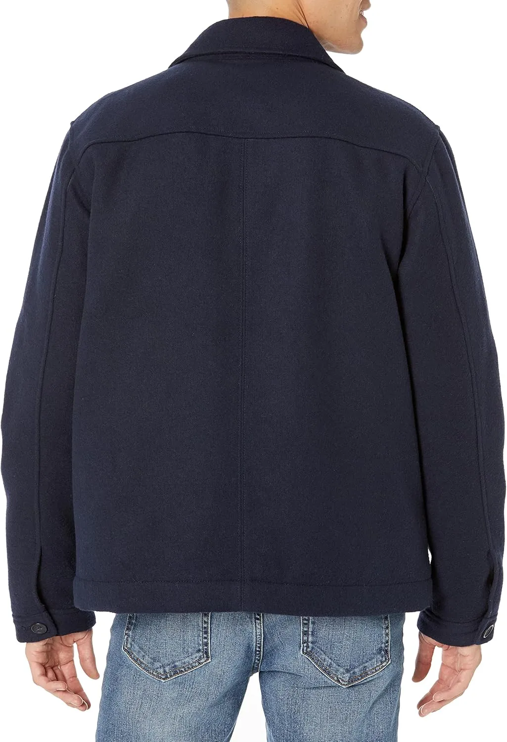 Amazon Essentials Men's Wool Bomber Jacket (Available in Big & Tall)