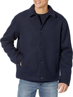 Amazon Essentials Men's Wool Bomber Jacket (Available in Big & Tall)