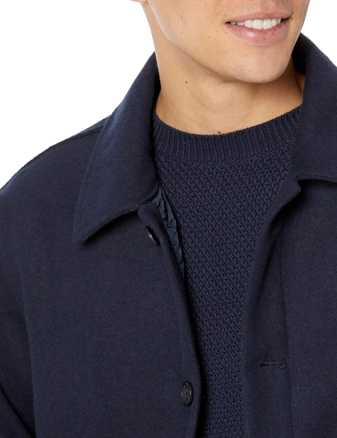 Amazon Essentials Men's Wool Bomber Jacket (Available in Big & Tall)
