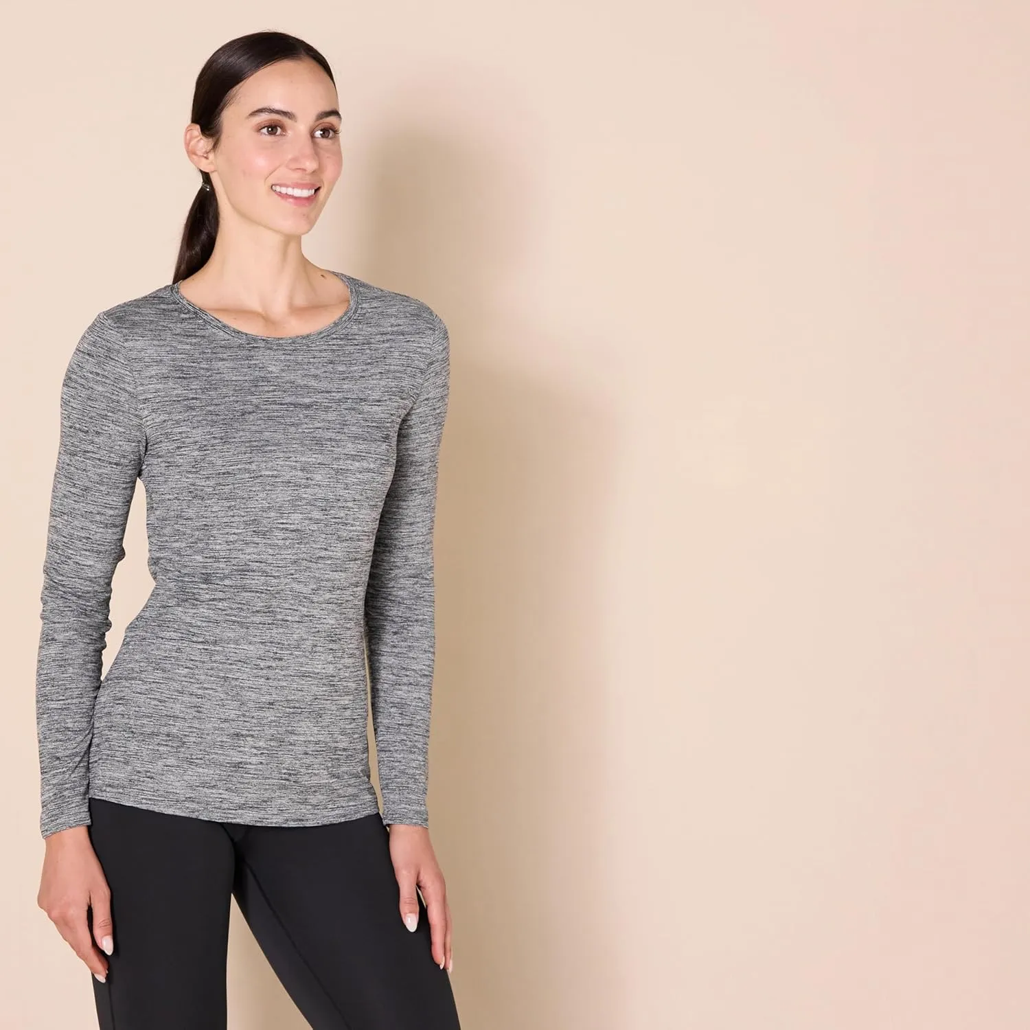 Amazon Essentials Women's Active Quick Dry Tech Stretch Lightweight Long-Sleeve T-Shirt (Available in Plus Size)