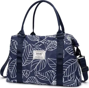 AROME Weekender Bags for Women, Travel Duffel Bag Overnight Weekend Bag Sports Gym Tote Bag with Wet Pocket & Flight Approved