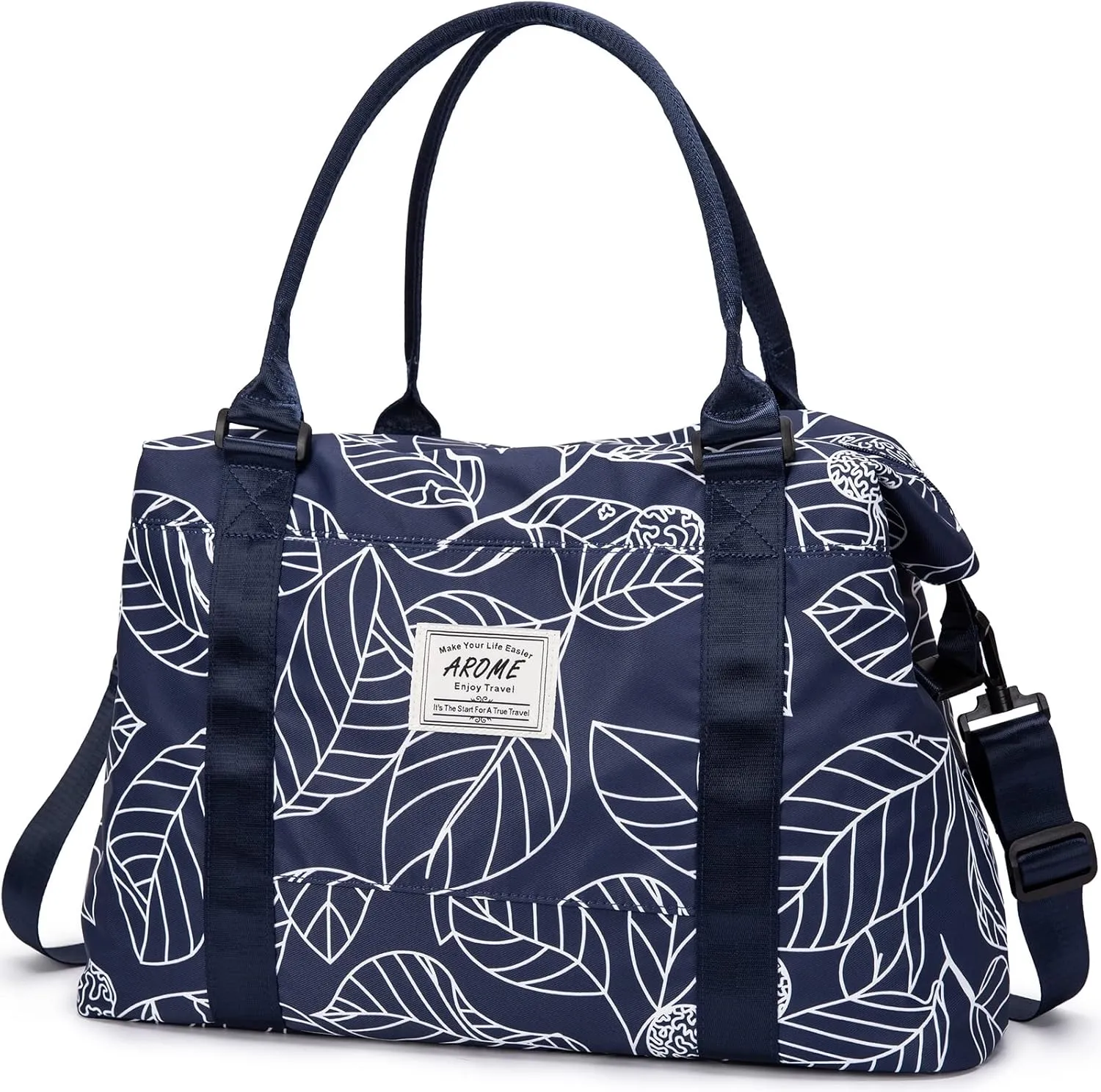 AROME Weekender Bags for Women, Travel Duffel Bag Overnight Weekend Bag Sports Gym Tote Bag with Wet Pocket & Flight Approved