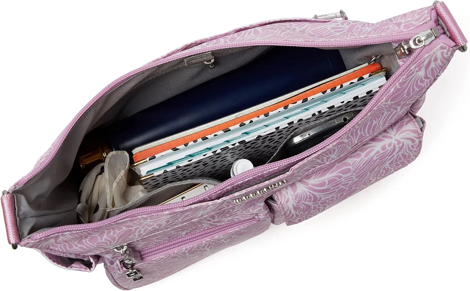 Baggallini Modern Everywhere Crossbody Women 11x9x4.5 RFID Hobo Bag