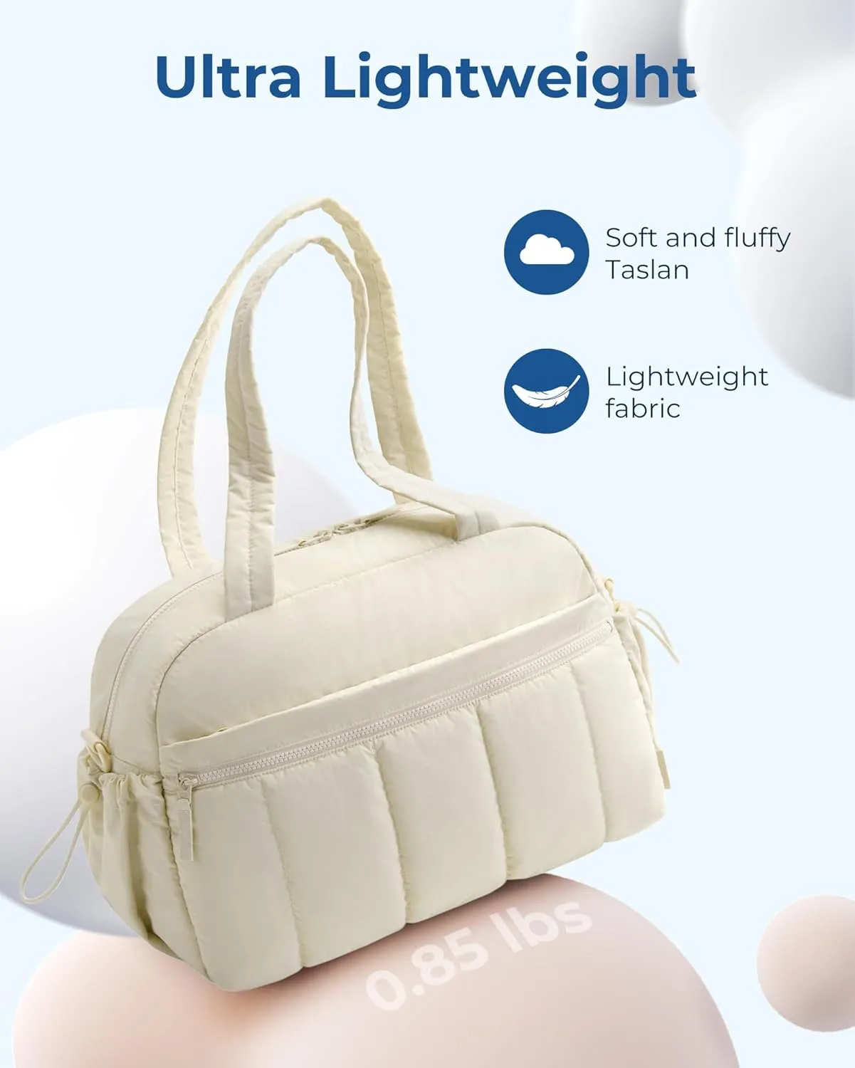 BAGSMART Gym Bag for Women, Duffle Bag for Travel with Wet Pocket, Lightweight Carry on Weekender Duffel, Water Resistant