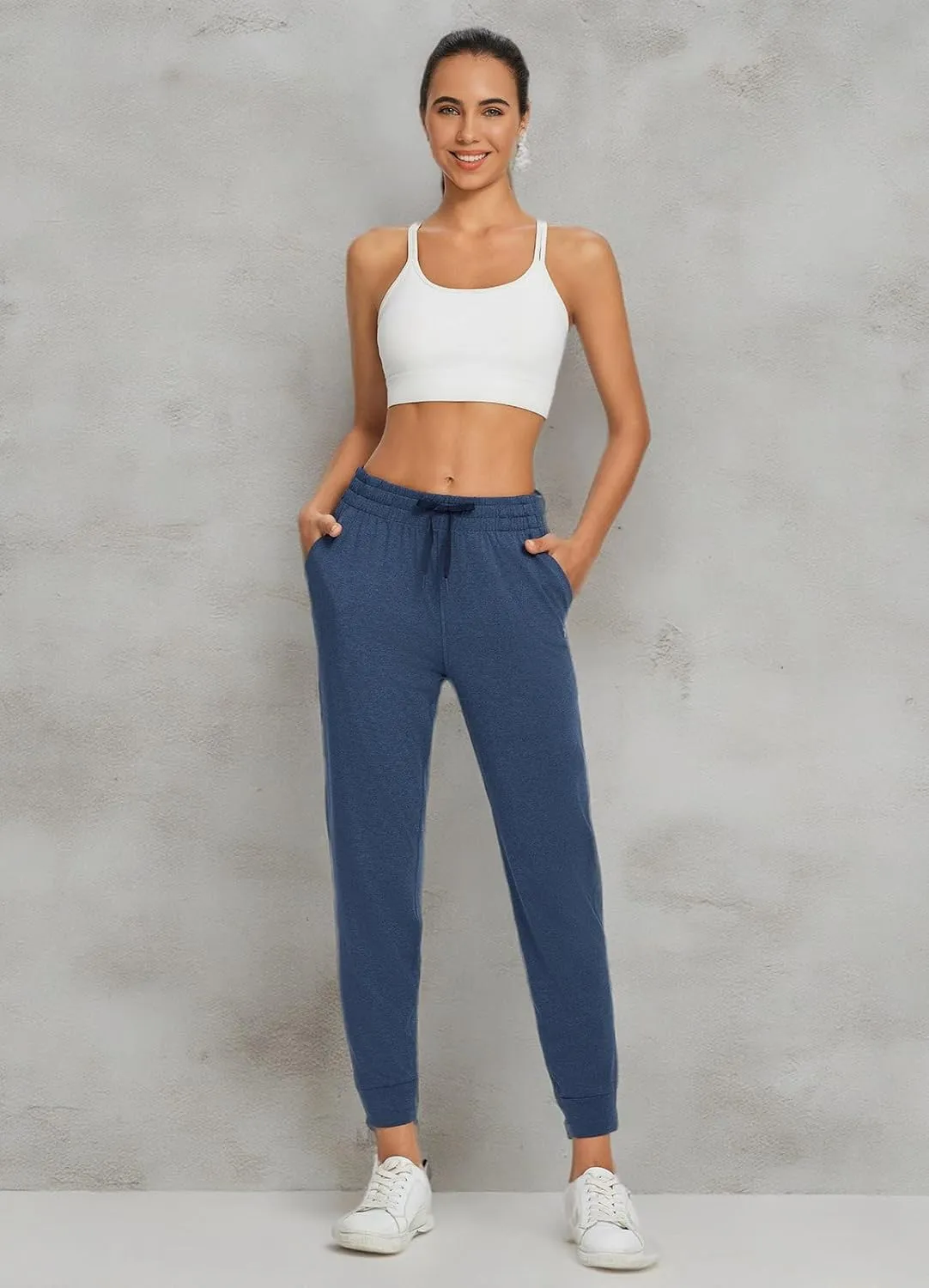 baleaf Women's Joggers Pants Ultra Soft Comfy Sweat Pants Running Athletic Lounge Relaxed Fit Tapered Leg with Pockets