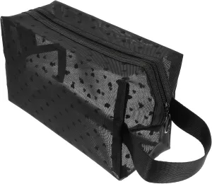 Bathroom Travel Bag for Women Makeup Bag Lightweight Toiletry Storage Mesh Toiletry Pouch Makeup Pouch