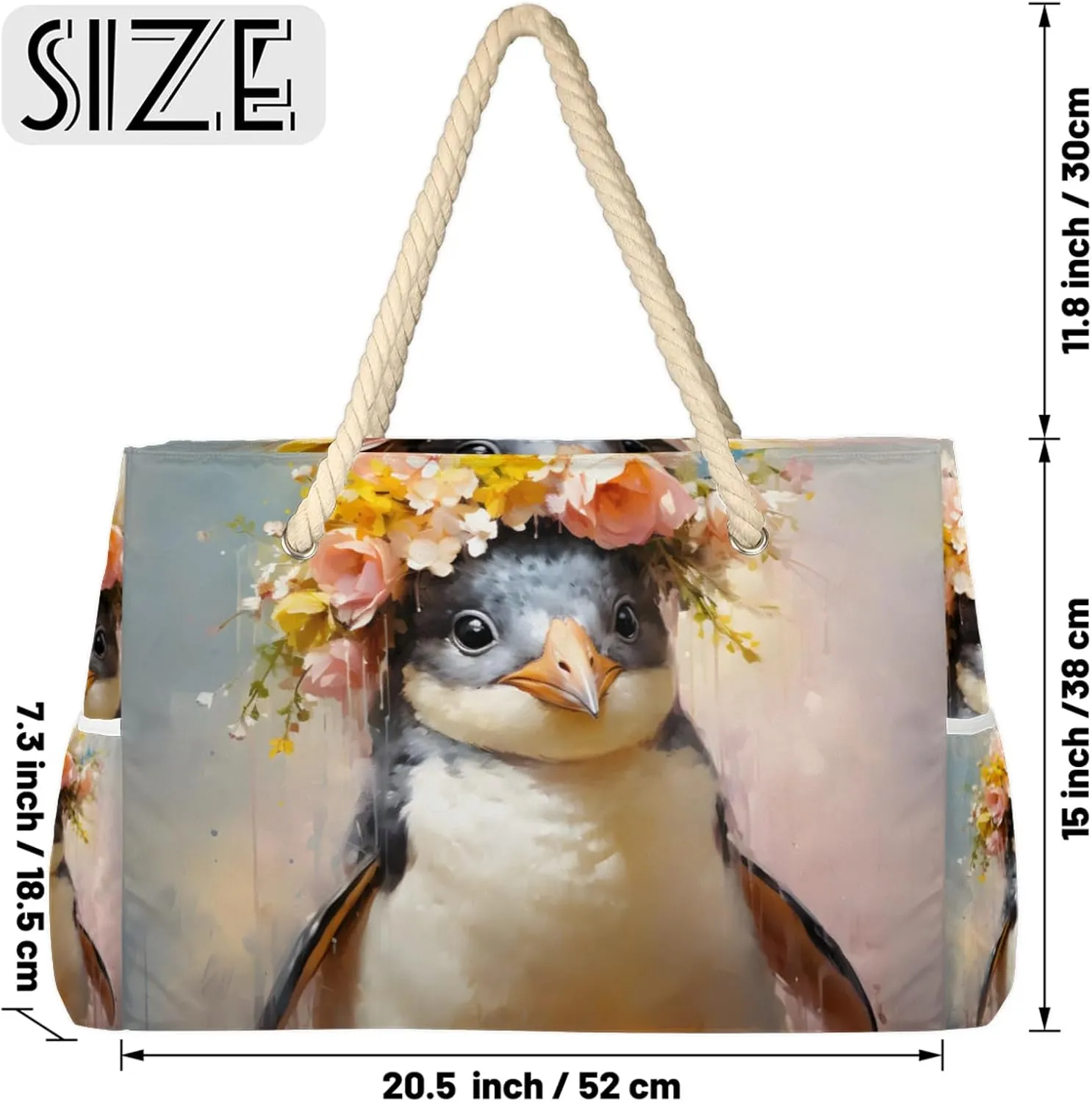 Beach Bags for Women Large Beach Tote Bag with Zipper Waterproof Sandproof Swim Pool Bag