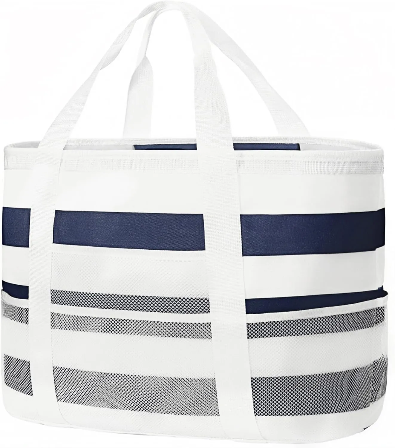 Beach Bags for Women - Large Tote Bags Waterproof Sandproof, Mesh Bag for Vacation Beach Tote Bag Pool Tote