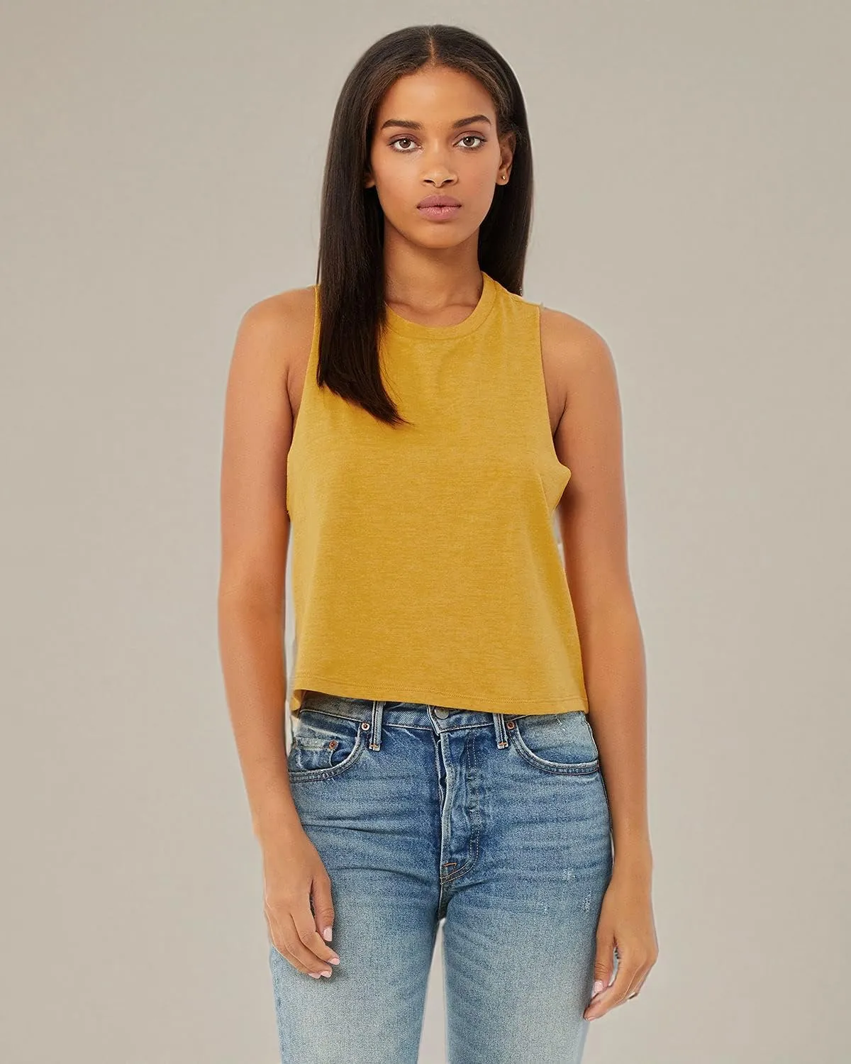 Bella Canvas 6682 Women's Racerback Cropped Tank