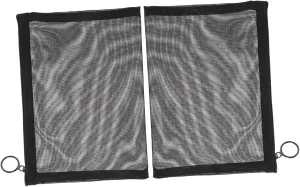 BESTYASH Portable Makeup Pouch Organizer 2 Pack Mesh Toiletry Bags Zipper Travel Toiletry Bag Set