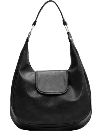 Big Capacity Shoulder Vintage Faux Leather Handbag Satchel Soft Leather Tote
