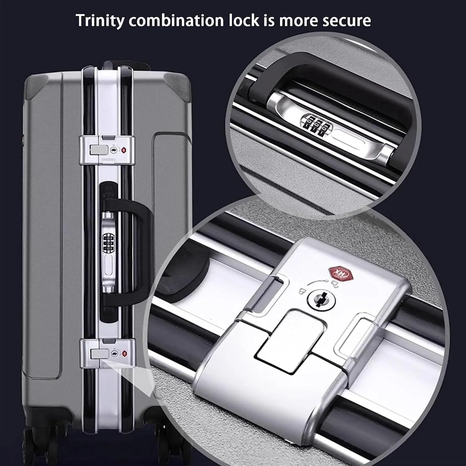 Carry On Luggages Suitcase USB Charging Port Suitcases TSA Combination Lock with Universal Wheels Luggage Safe Luggage Suitcases (A-20 in