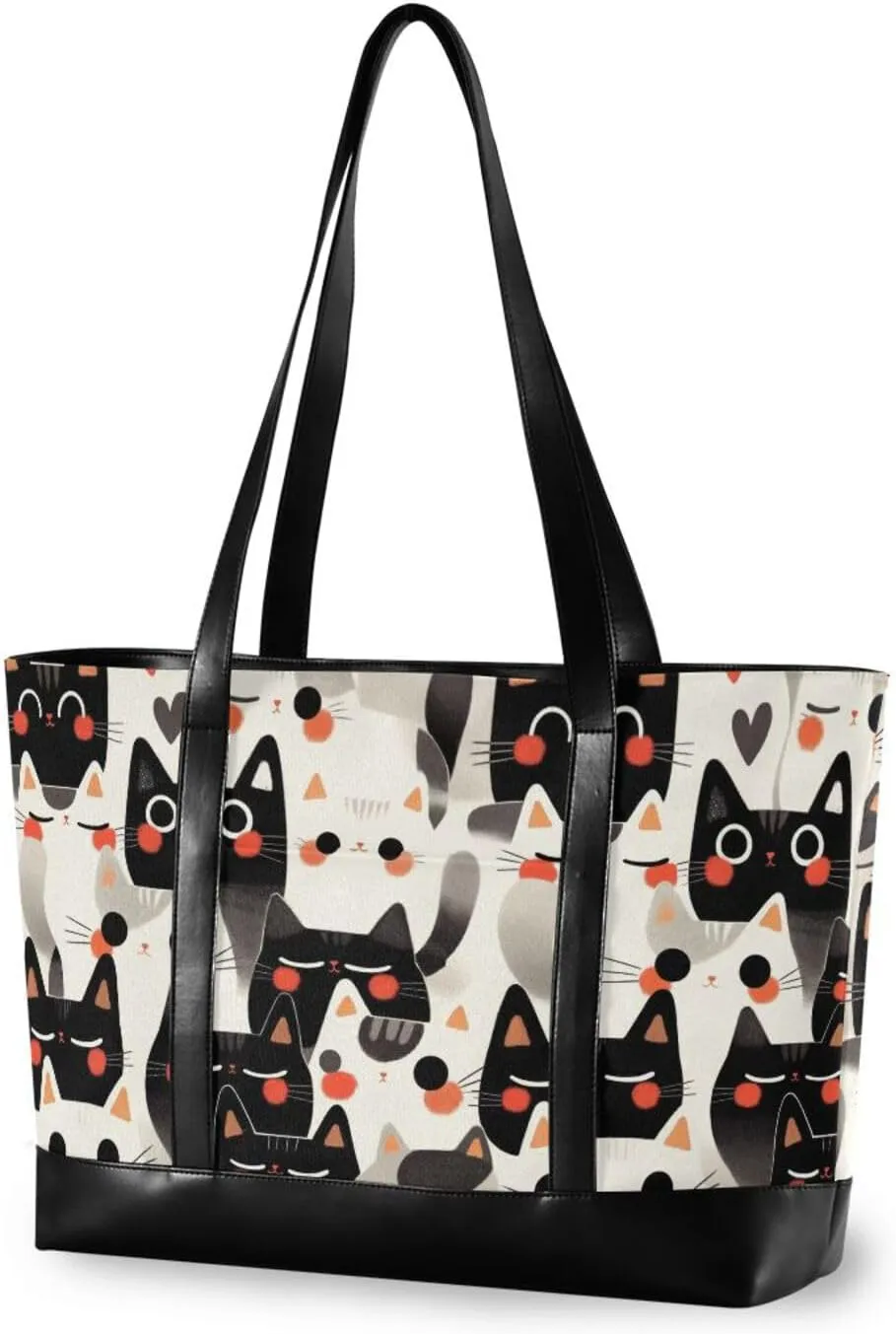 Cartoon Cute Cats modern bag for women 14 with zipper for nurses with diaper bolsos para mujeres