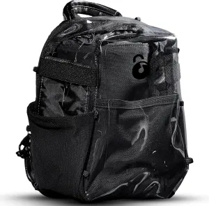 Clear Mini Pack  Anti Theft Clear Backpack for a Seamless Security Experience - Locking Zipper Clips Keep Items Safe During Festivals, Raves, and Travel