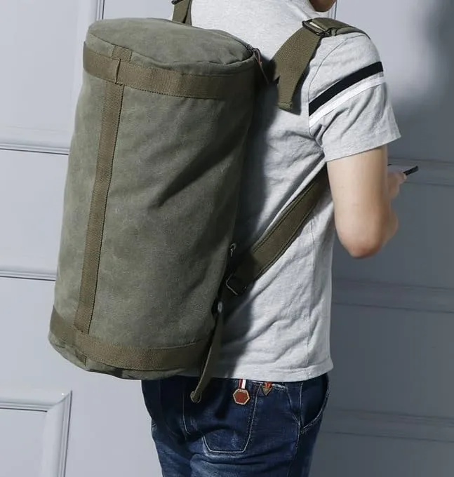 Convertible Suit Travel Bag 19in Duffle Bag For Men Canvas Travel Duffel Bags Women Overnight Weekender Bag Traveling hanging garment duffel bag (Color : B, Size : 50 * 27 * 25cm)