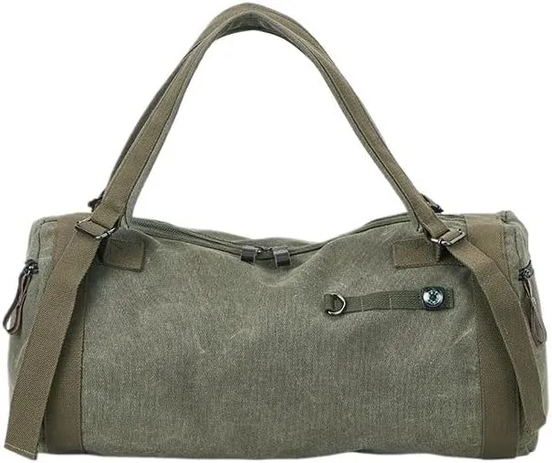 Convertible Suit Travel Bag 19in Duffle Bag For Men Canvas Travel Duffel Bags Women Overnight Weekender Bag Traveling hanging garment duffel bag (Color : B, Size : 50 * 27 * 25cm)