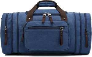 Convertible Suit Travel Bag Canvas Duffle Bag,20in Luggage Travel Bag Weekender Overnight Bag,Gym Carry On Duffel Bags hanging garment duffel bag (Color : E, Size : 53 * 25 * 30 cm)