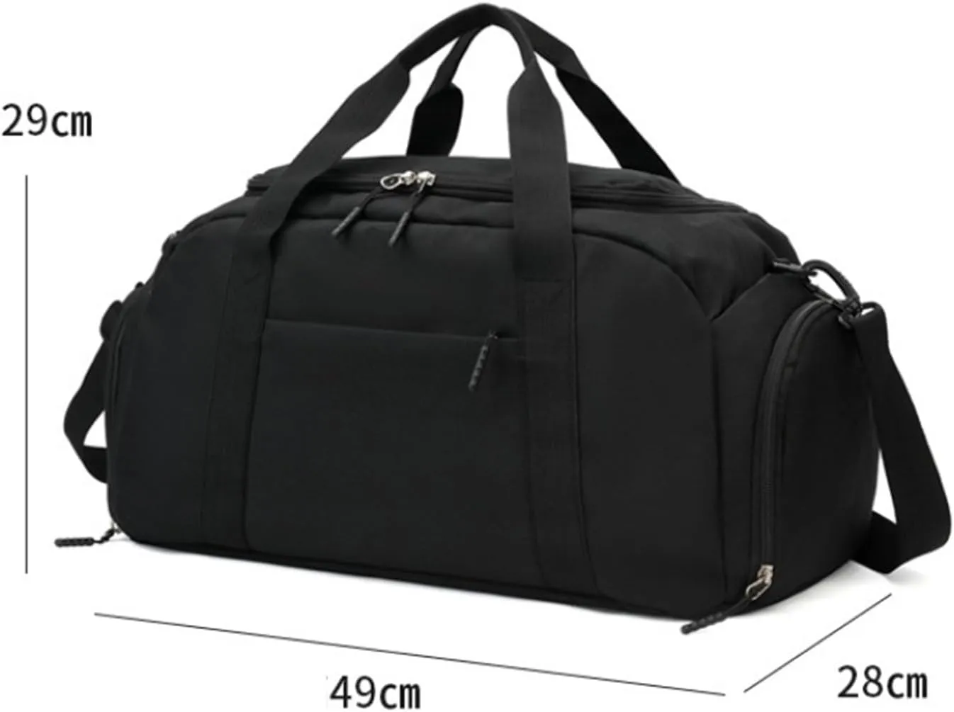 Convertible Suit Travel Bag Gym Bag For Women,Carry On Weekender Overnight Bag,Travel Duffel Bags With Trolley Sleeve hanging garment duffel bag (Color : F, Size : 49 * 28 * 29cm)