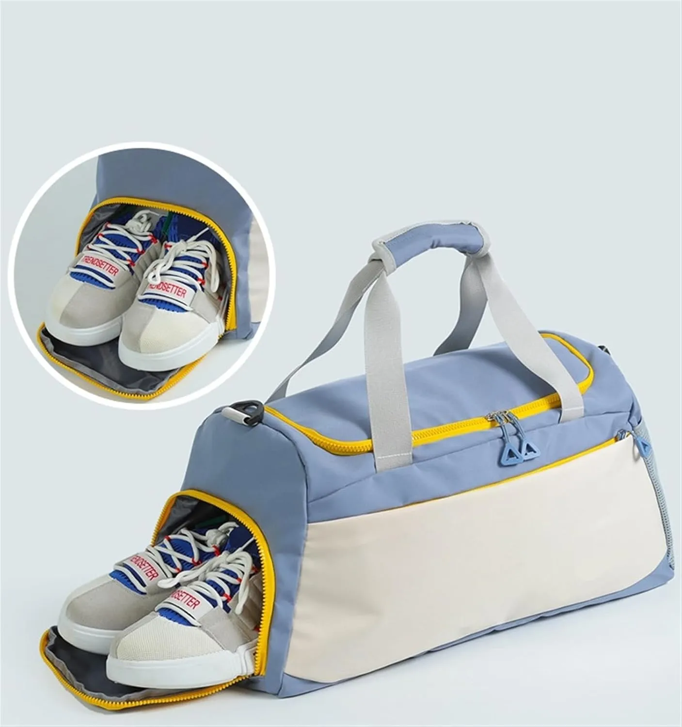 Convertible Suit Travel Bag Weekender Travel Bag for Women Men,Large Duffle Bag with Shoe Compartment and Wet Pocket Hanging Garment Duffel Bag (Color : A, Size : 50 * 23 * 27cm)