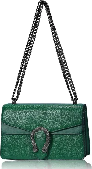 Crossbody Bag and Satchel Purse for Women Fashion Snake Print Chain Purse Luxury Shoulder Tote Bags PU Leather HandBag