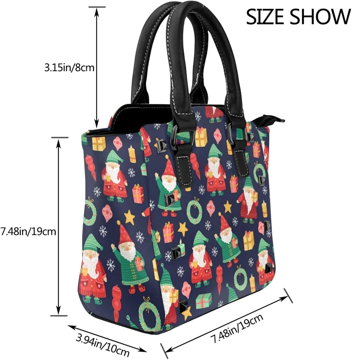 Crossbody Tote Bags for Women Faux Leather Rivet Bag Shoulder Bag Work