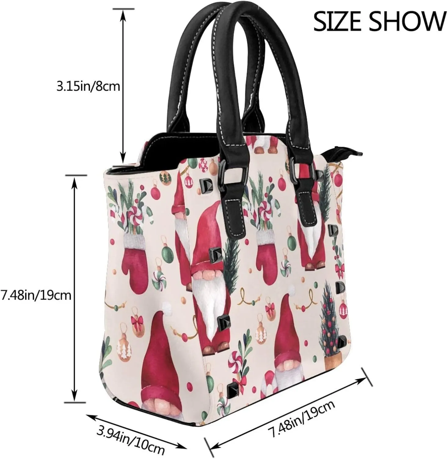 Crossbody Tote Bags for Women Faux Leather Rivet Bag Shoulder Bag Work