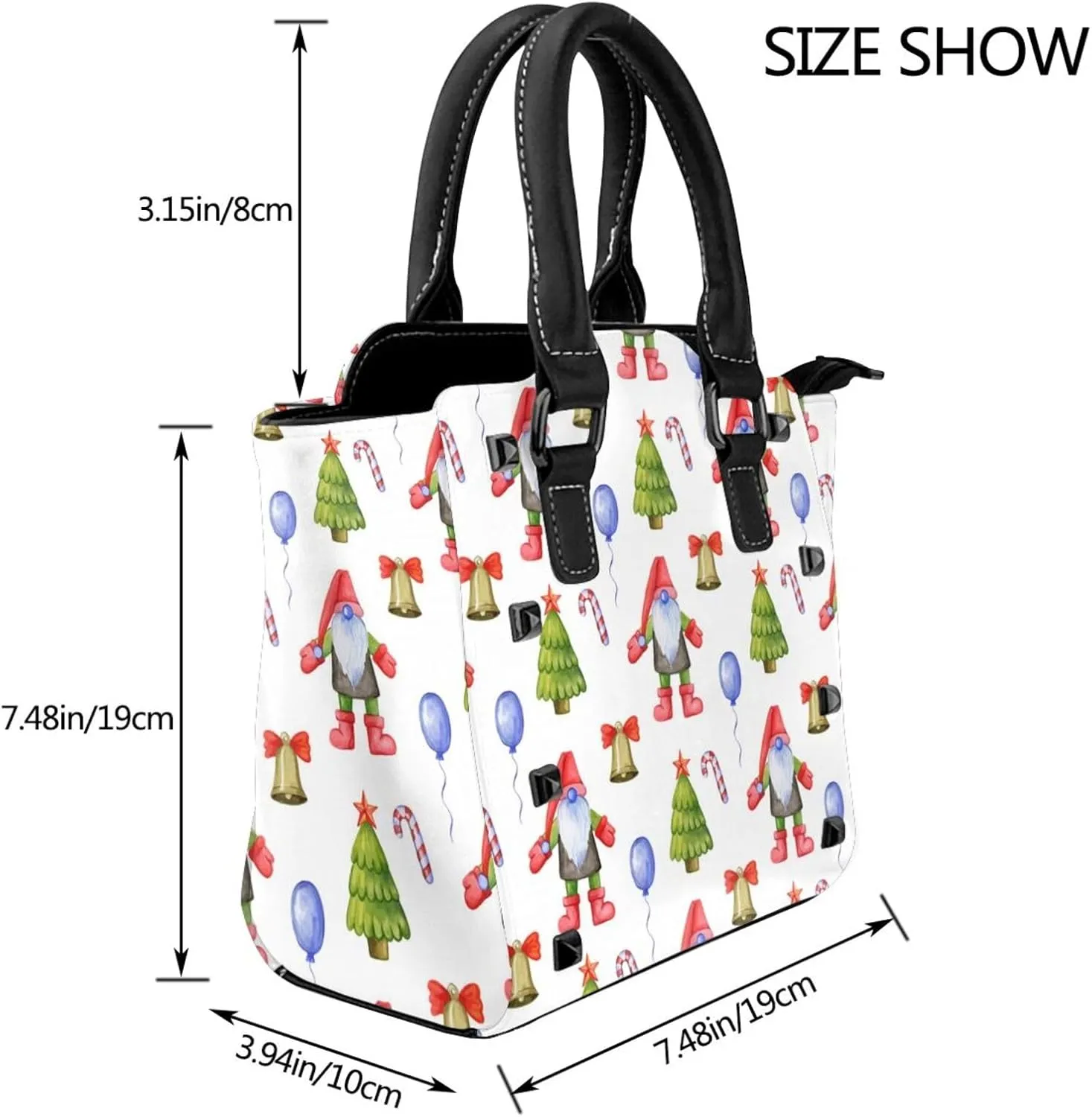Crossbody Tote Bags for Women Faux Leather Rivet Bag Shoulder Bag Work