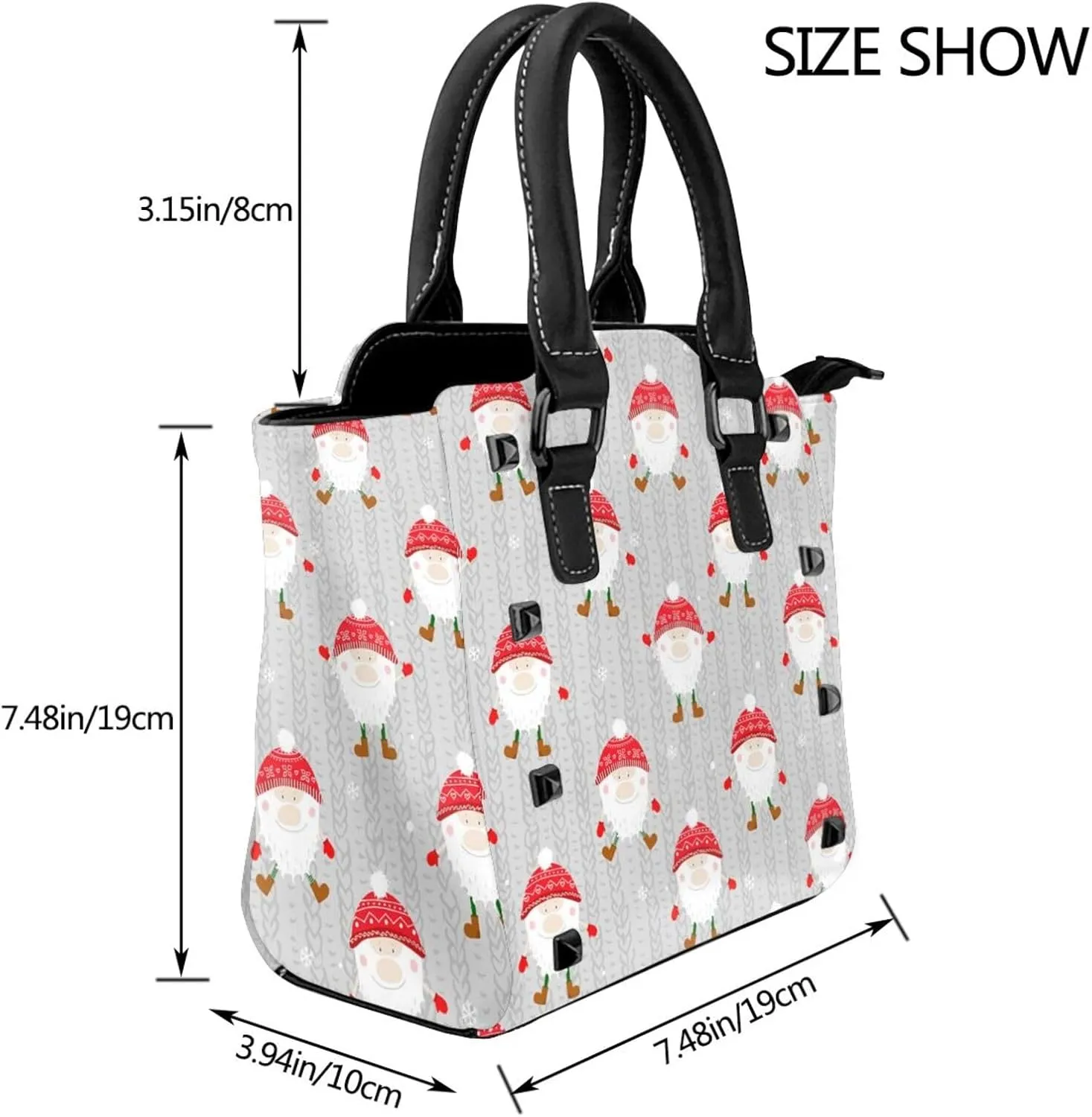 Crossbody Tote Bags for Women Faux Leather Rivet Bag Shoulder Bag Work
