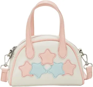 Cute Soft Bag for Women Portable Casual Crossbody Shoulder Hobo Bag Soft PU Trendy Clutch Purse Handbag with Zipper