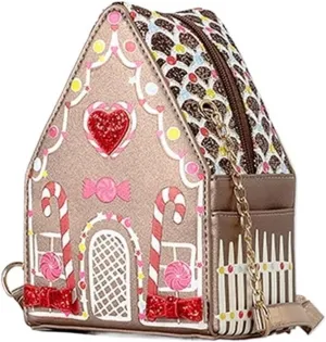 Evening Bag Creative House Shaped Crossbody Bag for Women Love Hearts Bow Deco Rhinestone Shoulder Bags