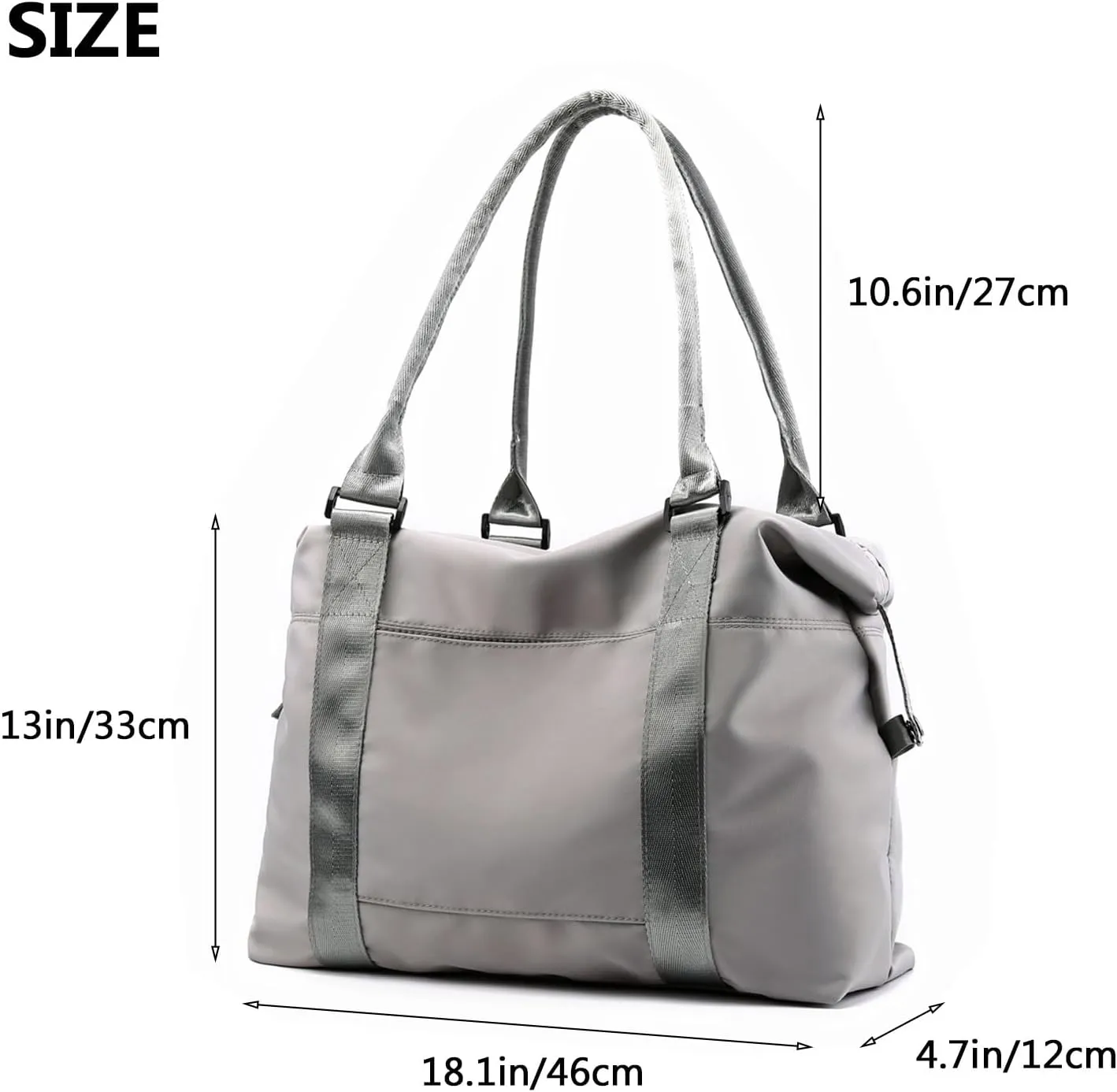 forestfish Duffle Tote Bag Weekender Bags for Women Travel with Trolley Sleeve