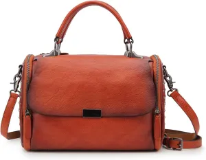 Genuine Leather Handbags Purses For Women Satchel Shoulder Bag Ladies Crossbody Tote Bags