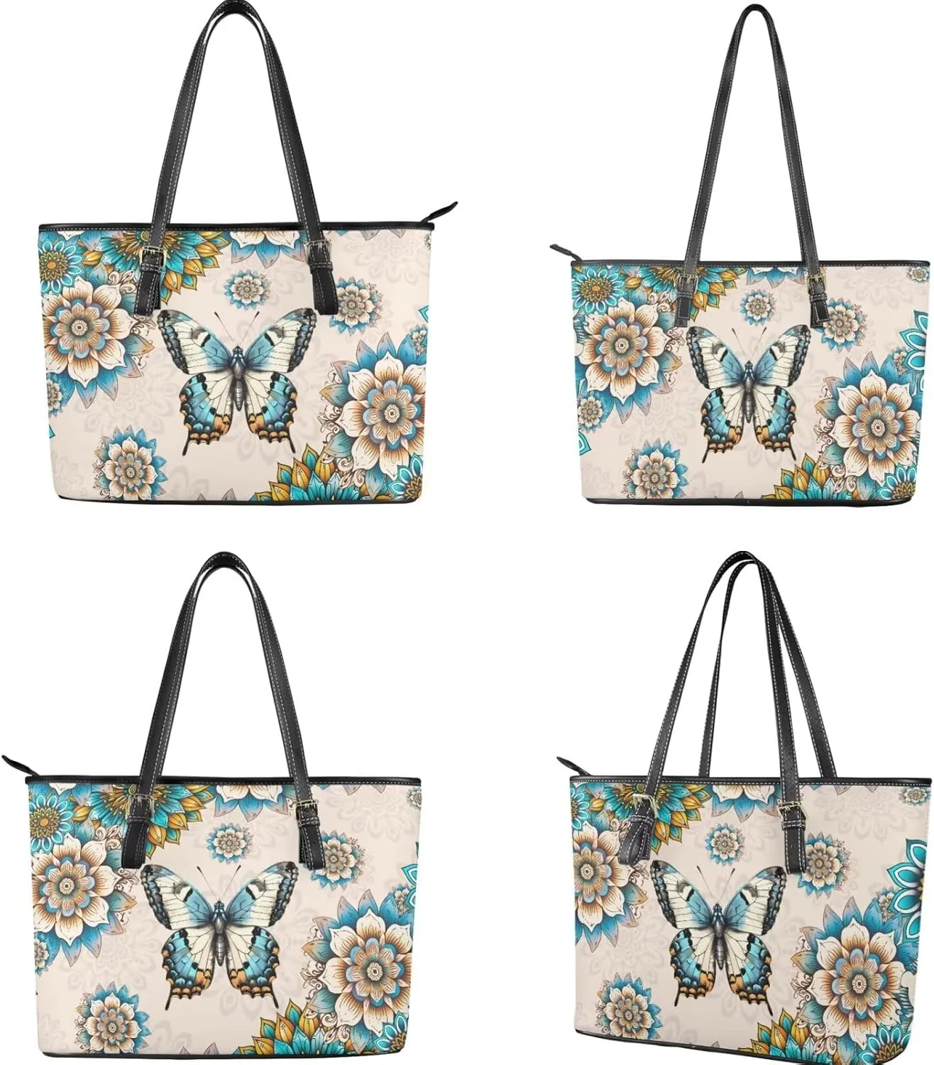 Handbags for Women Shoulder Bags Tote Satchel Hobo 2pcs Purse Set