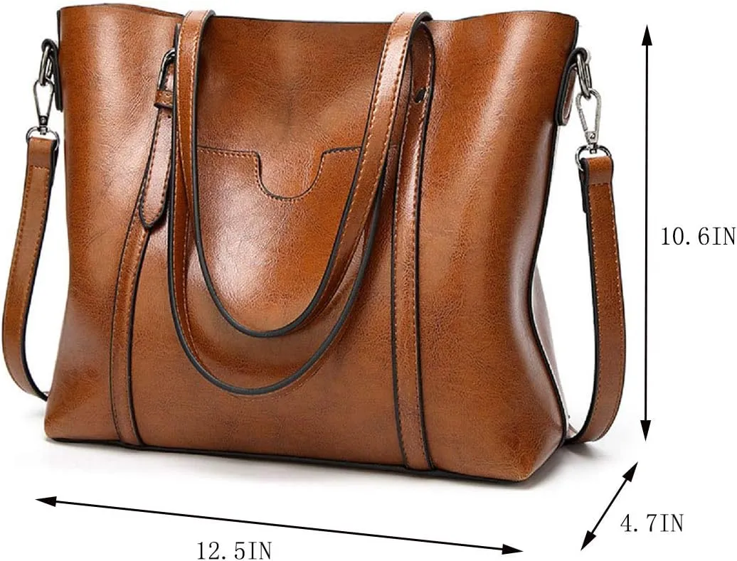 Handbags for Women Shoulder Bags Tote Satchel Hobo 3pcs Purse Set