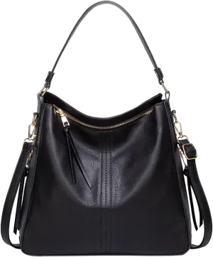 Hobo Bags For Women Retro Soft Leather Large Crossbody Bag Shoulder Handbags For Her Friends Travel College