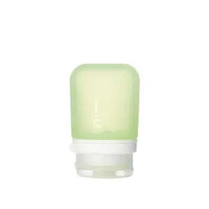 humangear GoToob  (Small) | Refillable Silicone Travel Bottle | Locking Lid | Food-Safe Material | Green, Small (1.7 fl.oz; 53ml)