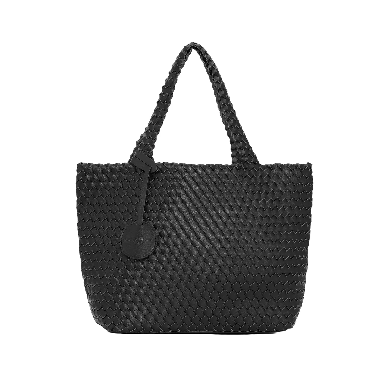 Ilse Jacobsen Tote Bag in Black/Gunmetal