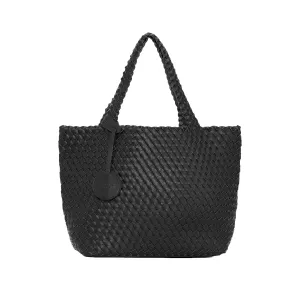 Ilse Jacobsen Tote Bag in Black/Gunmetal