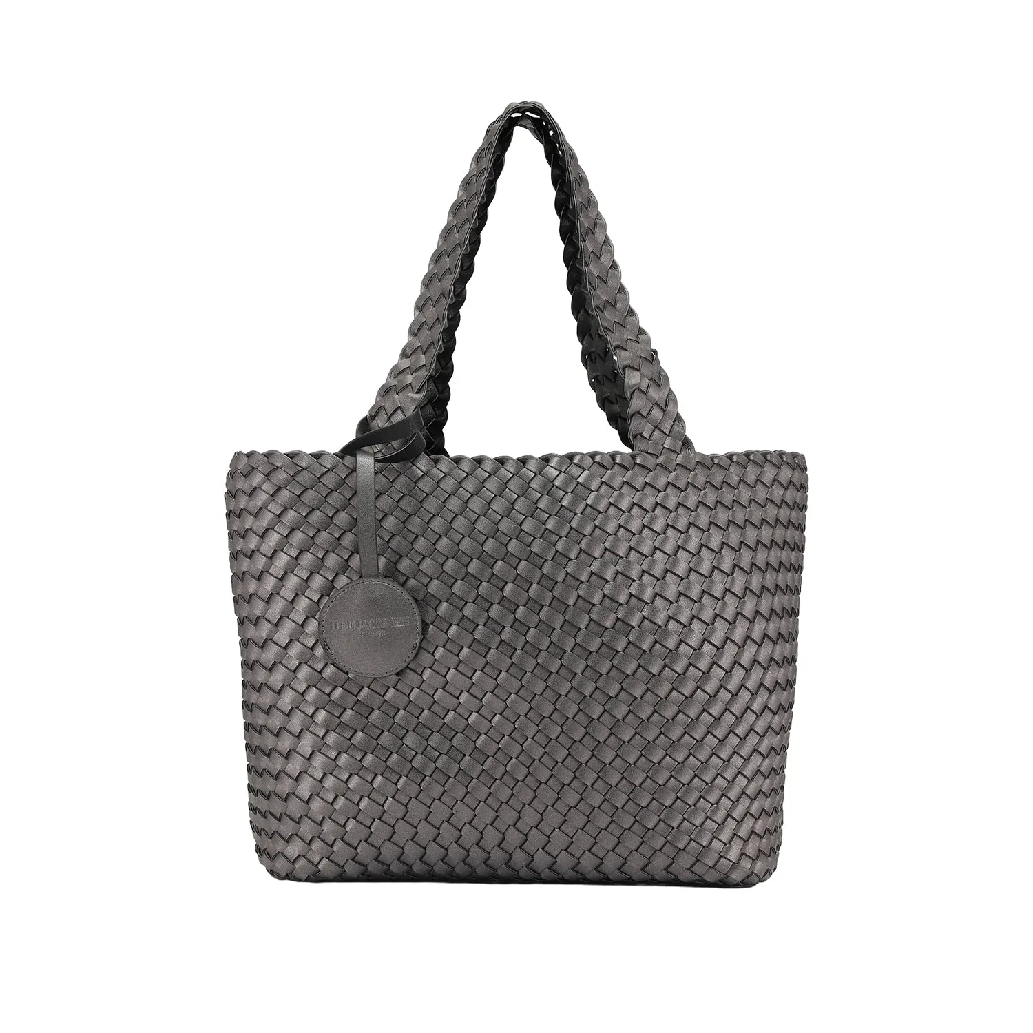 Ilse Jacobsen Tote Bag in Black/Gunmetal